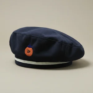 Béret Bleu Marine - Vue 2 - béret casquette