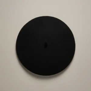 Béret casquette basque laine noire - Vue 1 - béret casquette