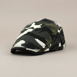 béret casquette camouflage coton ajustable - Vue 1 - béret casquette