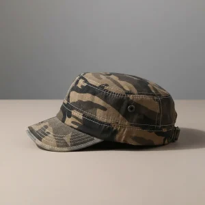 Béret casquette camouflage coton ajustable - Vue 2 - béret casquette