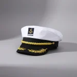 béret casquette capitaine marin coton - Vue 1 - béret casquette