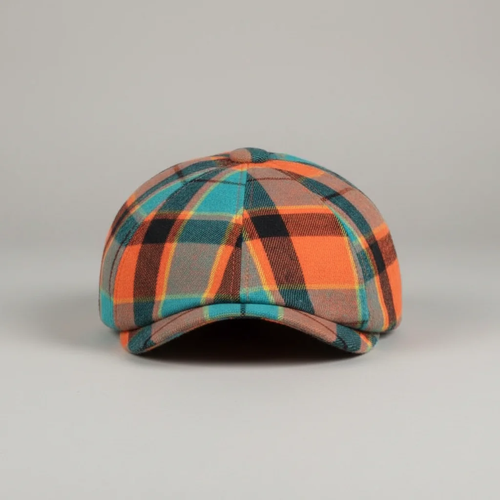 béret casquette gavroche coton multicolore - Vue 1 - béret casquette