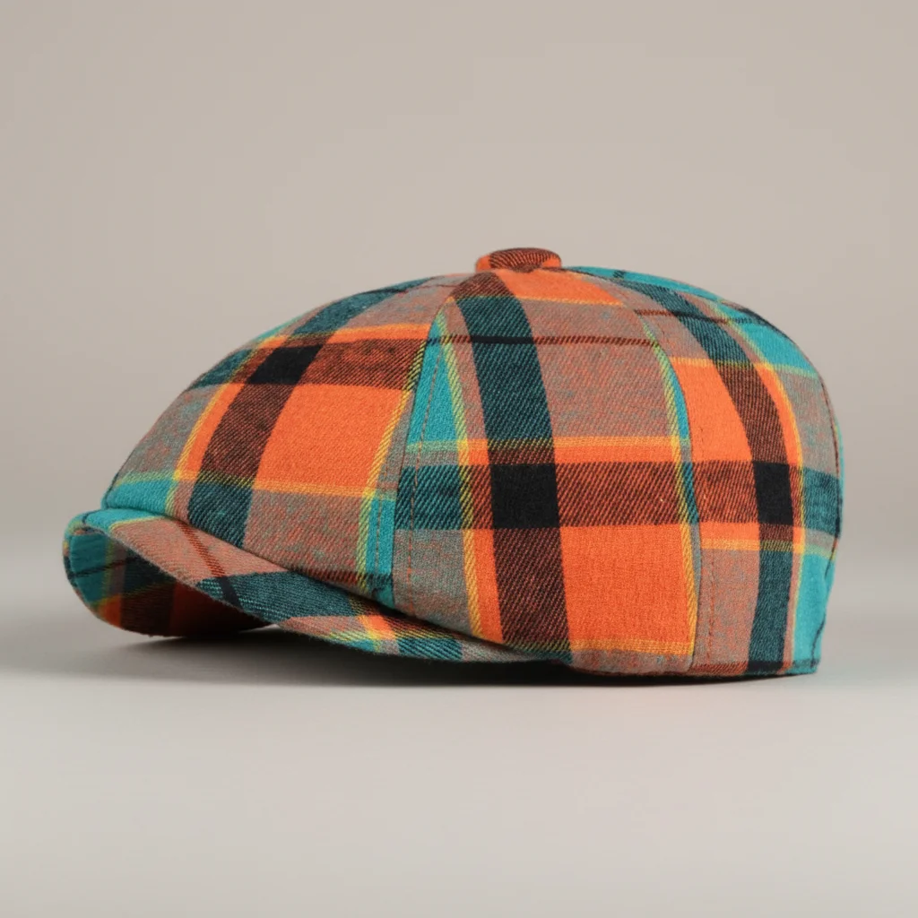 béret casquette gavroche coton multicolore - Vue 6 - béret casquette