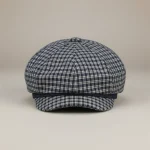 béret casquette gavroche homme à carreaux - Vue 1 - béret casquette