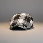 béret casquette homme coton à carreaux - Vue 1 - béret casquette