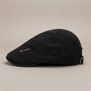 Béret casquette homme coton ajustable - Vue 2 - béret casquette