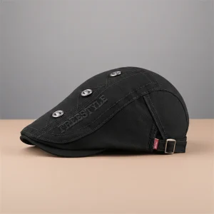 Béret casquette homme coton été - Vue 2 - béret casquette