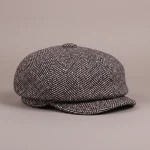 béret casquette homme gavroche coton chevron - Vue 1 - béret casquette