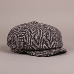 béret casquette homme gavroche coton chevron - Vue 1 - béret casquette