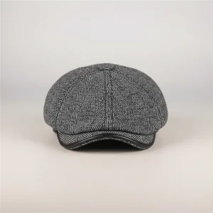 Béret casquette homme hiver laine cache-oreilles - Vue 1 - béret casquette