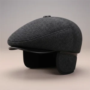 béret casquette homme laine et polyester - Vue 1 - béret casquette