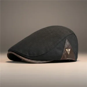 Béret Casquette Homme Plate - Vue 2 - béret casquette