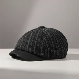 béret casquette homme style gavroche coton - Vue 2 - béret casquette