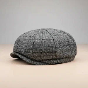 béret casquette homme style gavroche coton - Vue 2 - béret casquette