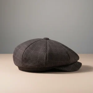 Béret casquette homme style gavroche laine - Vue 2 - béret casquette