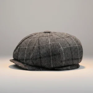 béret casquette homme style irlandais à rayures - Vue 2 - béret casquette
