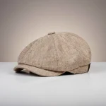 béret casquette homme style peaky blinders coton - Vue 1 - béret casquette