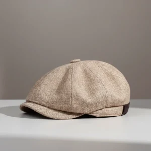 béret casquette homme style peaky blinders coton - Vue 2 - béret casquette