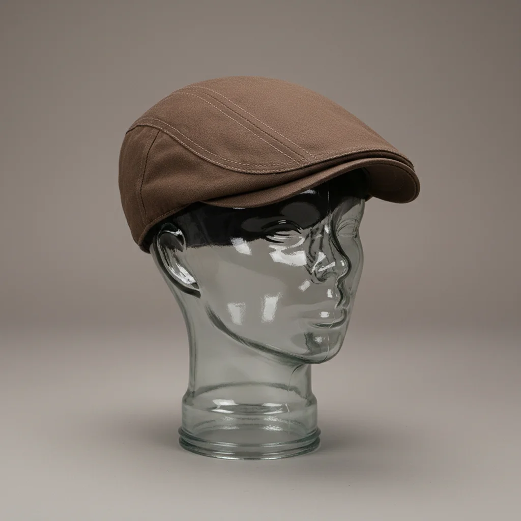 Béret et casquette marron élégante