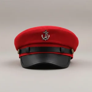 Béret casquette militaire en coton - Vue 1 - béret casquette