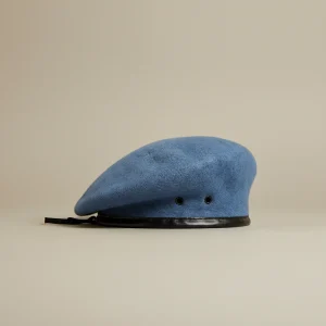 béret casquette militaire en laine - Vue 2 - béret casquette