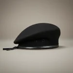 béret casquette militaire laine noire - Vue 1 - béret casquette
