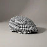 béret casquette plate en tweed confortable - Vue 1 - béret casquette
