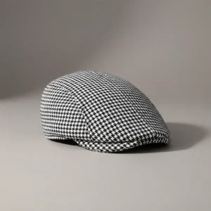béret casquette plate en tweed confortable - Vue 1 - béret casquette