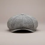 béret casquette style gavroche à carreaux - Vue 1 - béret casquette