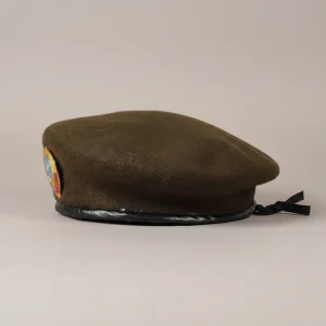 béret casquette style militaire en laine - Vue 2 - béret casquette