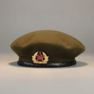 Béret casquette style militaire laine - Vue 1 - béret casquette