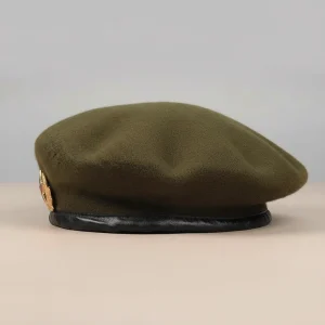 Béret casquette style militaire laine - Vue 2 - béret casquette