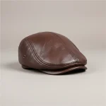 Béret Cuir Homme - Vue 1 - béret casquette