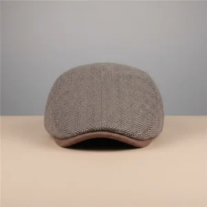 Béret Marron Homme - Vue 1 - béret casquette