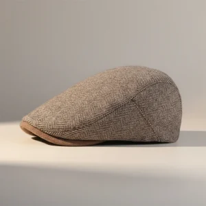 Béret Marron Homme - Vue 2 - béret casquette