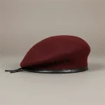 Béret Militaire Vin Rouge - Vue 1 - béret casquette