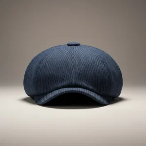 Casquette Gavroche Bleu Marine - Vue 1 - béret casquette