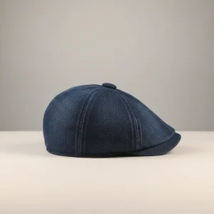 Casquette Gavroche en Jean - Vue 2 - béret casquette