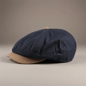 Casquette Gavroche Homme Bleu Marine - Vue 2 - béret casquette