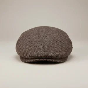 Casquette Plate Marron - Vue 1 - béret casquette