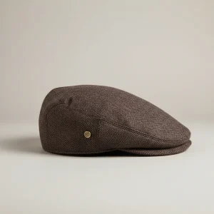Casquette Plate Marron - Vue 2 - béret casquette