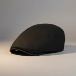 Casquette Plate Noir - Vue 1 - béret casquette