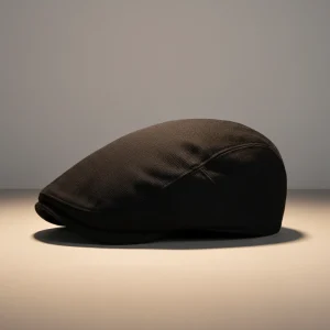 Casquette Plate Noir - Vue 2 - béret casquette